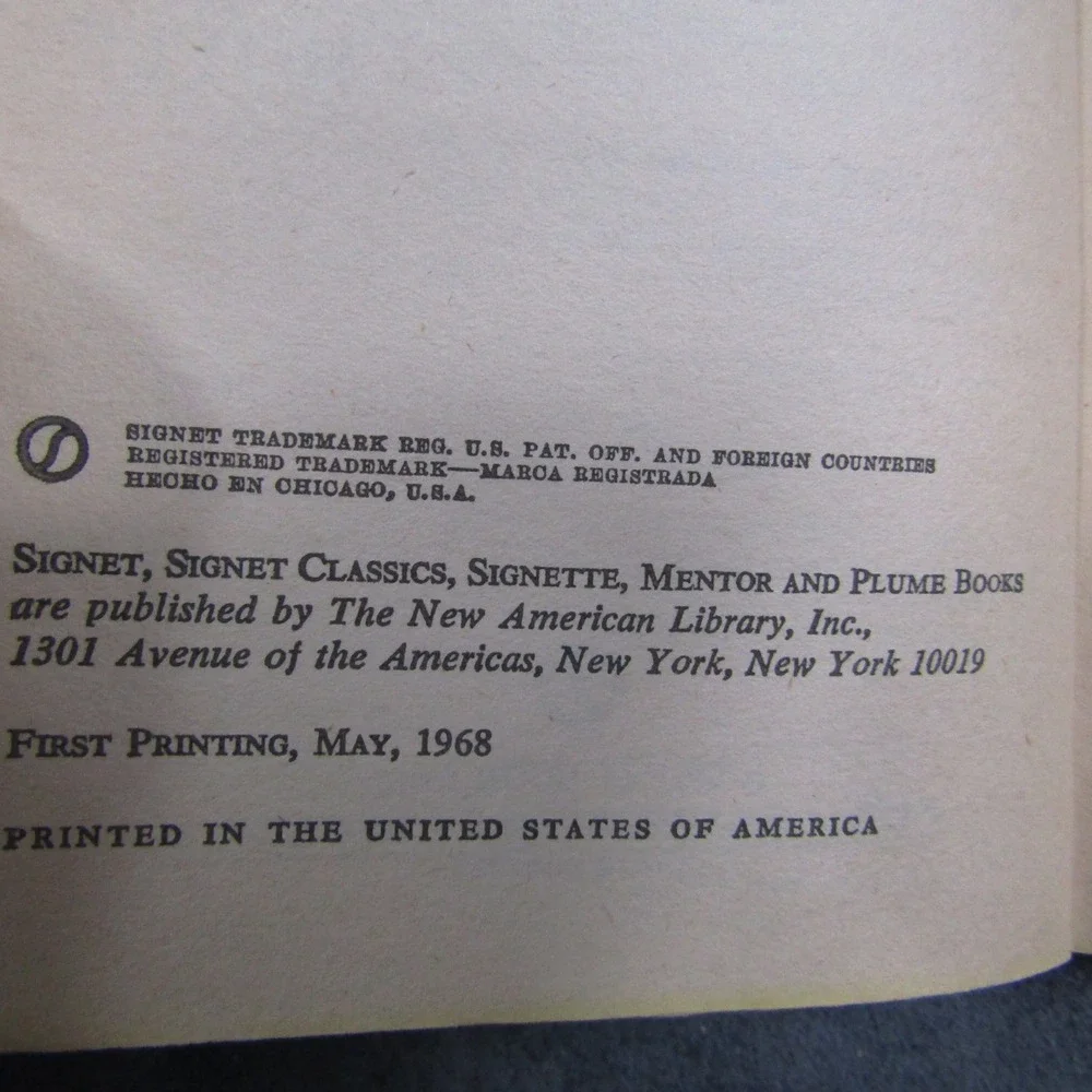 Signet cover shows